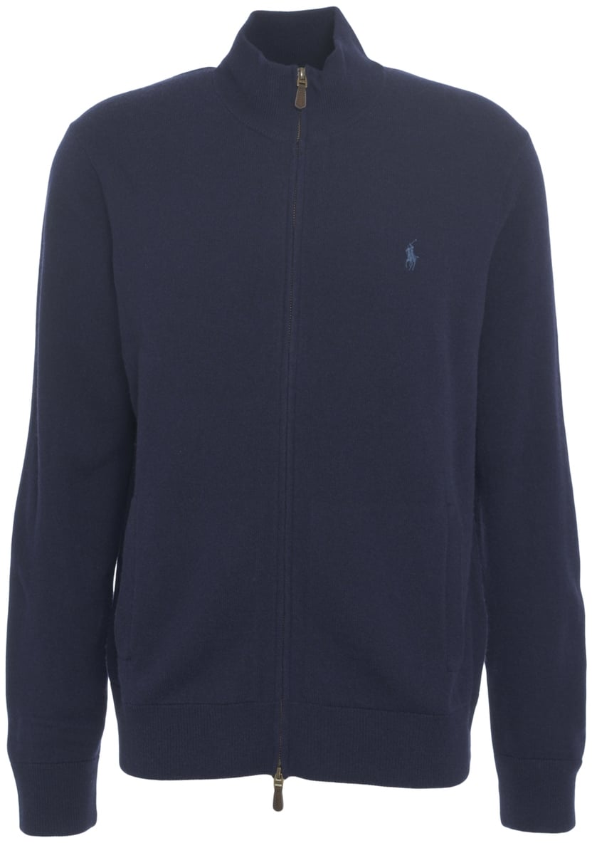 Ralph Lauren Felpa con ricamo logo Blauw