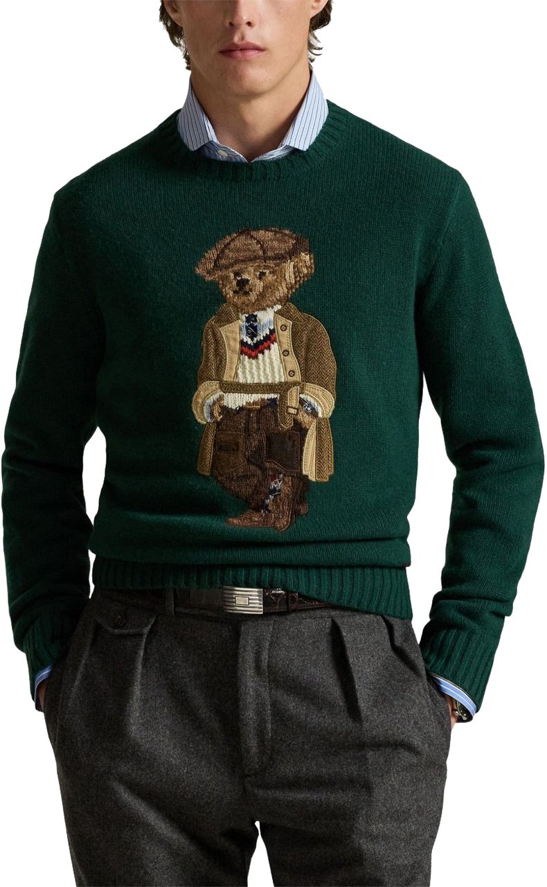 Ralph Lauren Maglia Girocollo Polo Bear Groen