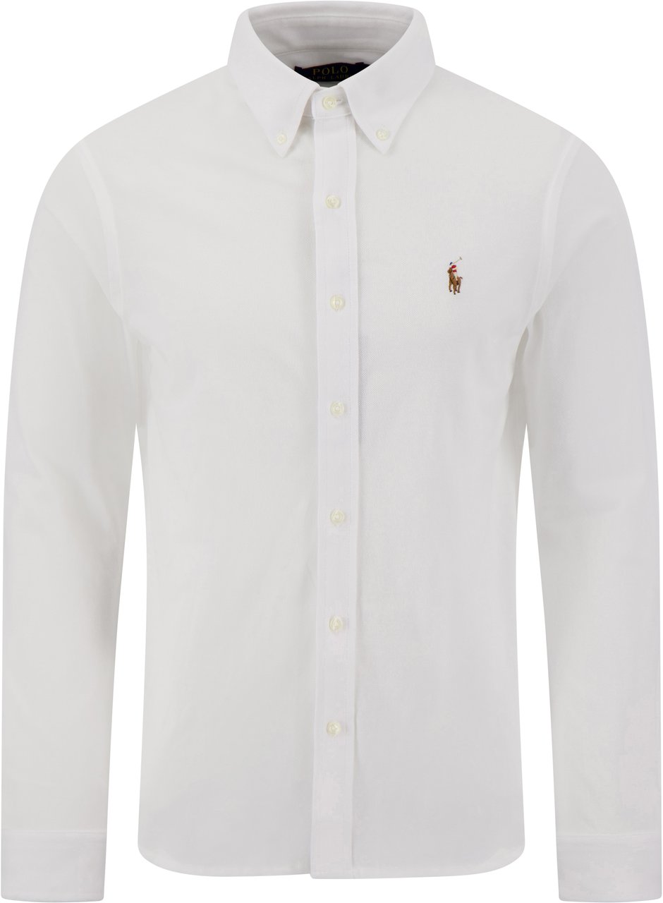 Ralph Lauren Polo   Overhemd Wit Wit