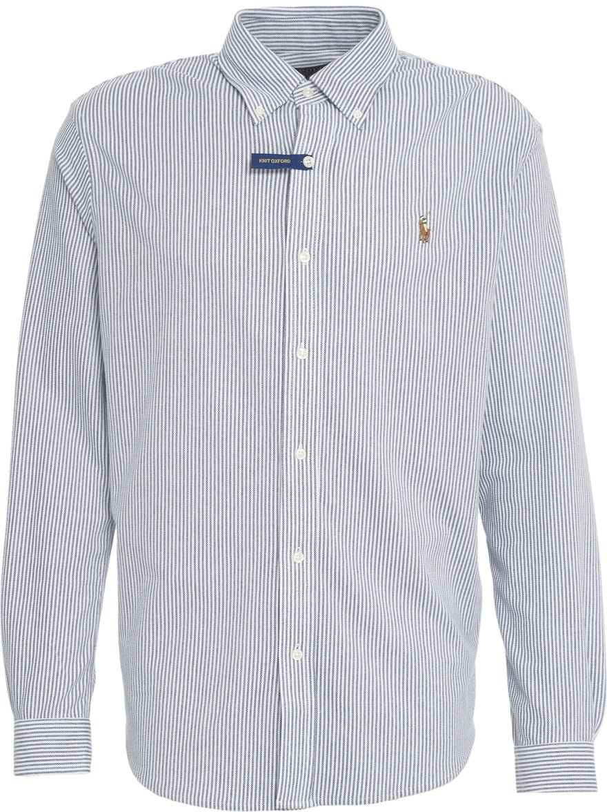 Ralph Lauren Striped Oxford shirt Blauw