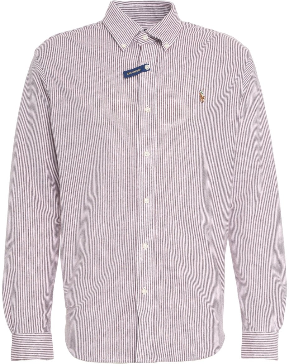 Ralph Lauren Striped Oxford shirt Rood