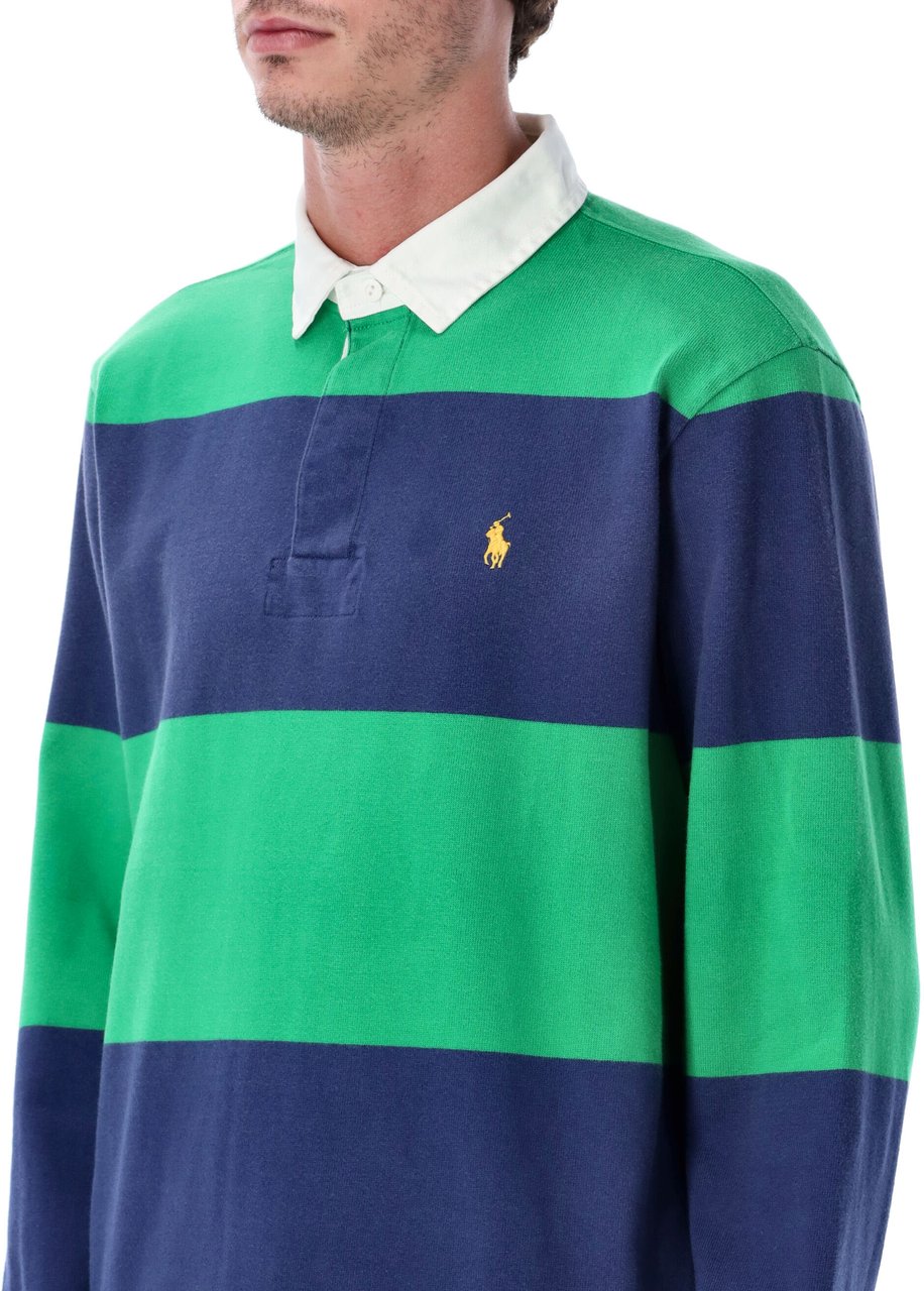 Ralph Lauren Rugby Polo Green Blue Groen