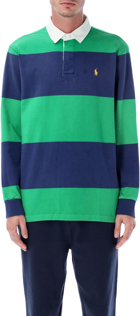 Ralph Lauren Rugby Polo Green Blue Groen