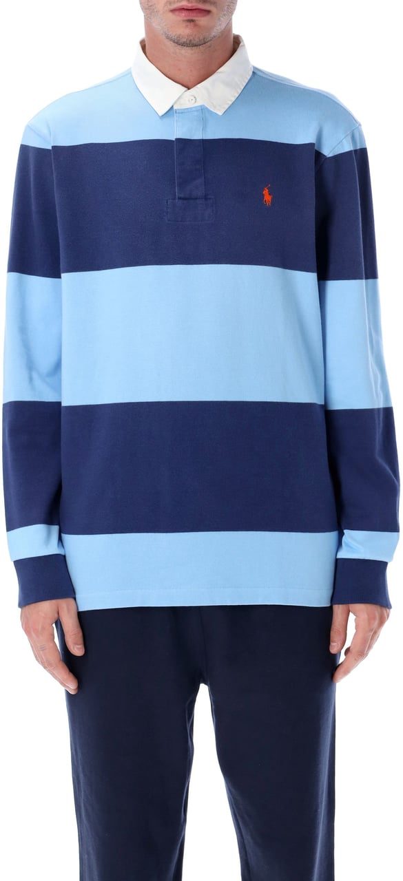 Ralph Lauren Rugby Polo Chambray Blue Blauw