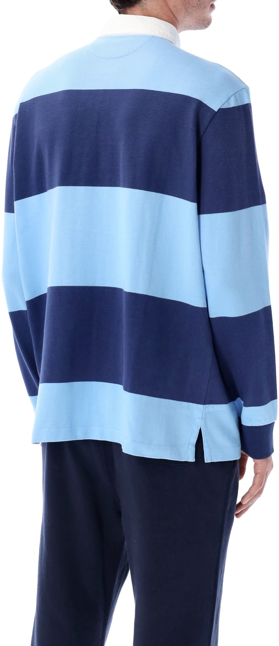Ralph Lauren Rugby Polo Chambray Blue Blauw