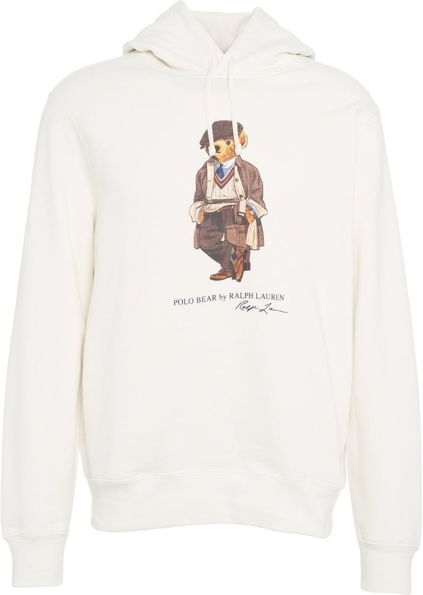 Ralph Lauren Hoodie with logo print Wit