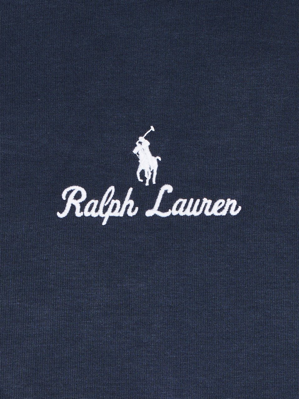 Ralph Lauren Deep Navy Blue Hoodie with Kangaroo Pocket Zwart