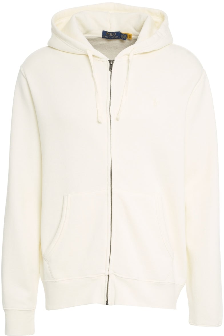 Ralph Lauren Hoodie with zipper Wit