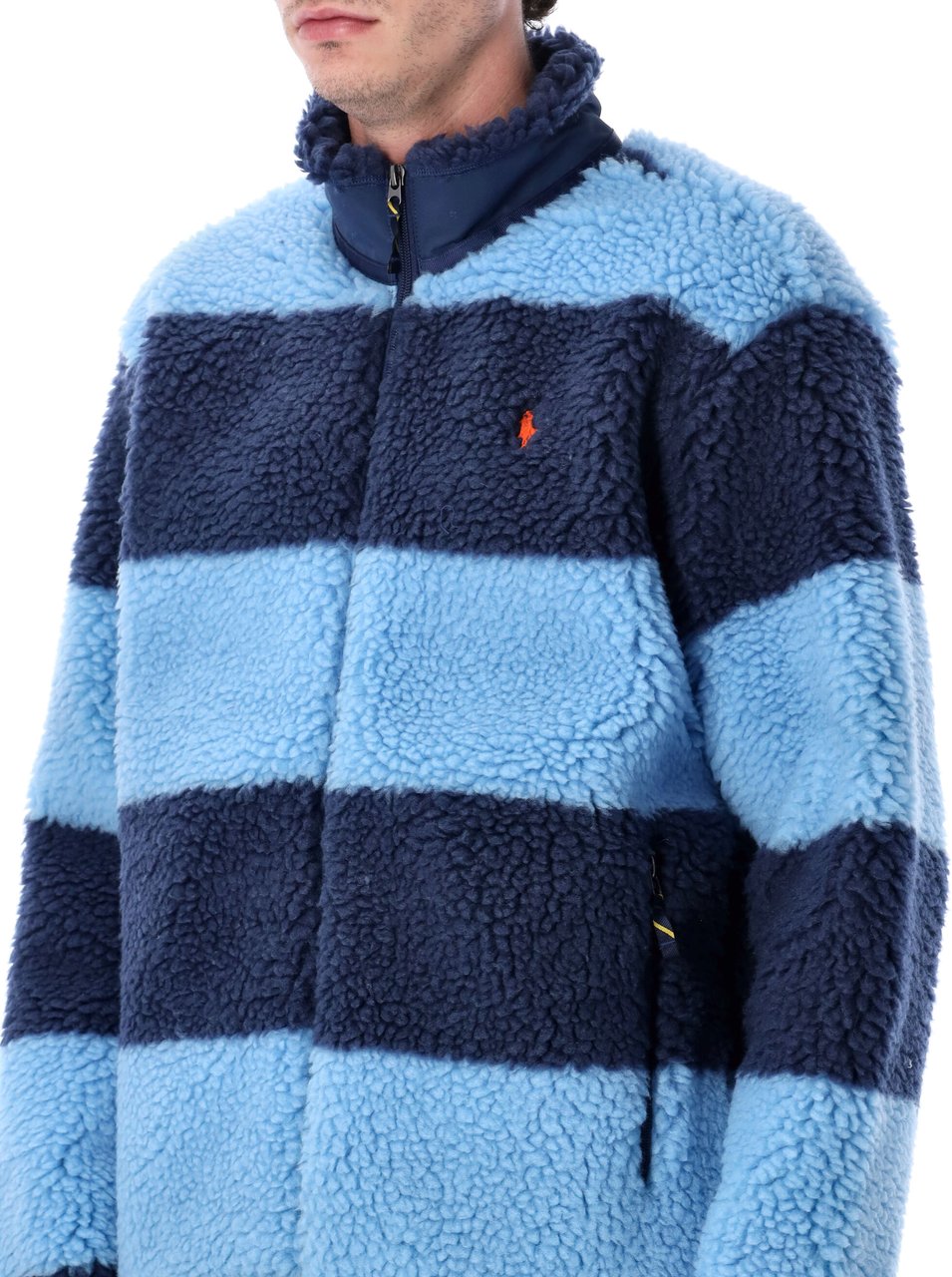 Ralph Lauren Rugby Pile Chambray Blue Light Blue Lichtblauw