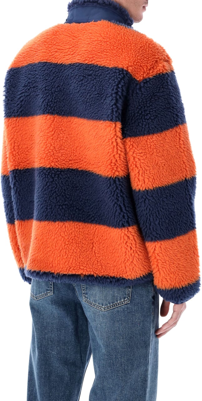 Ralph Lauren Rugby Pile Bright Blue Orange Blauw