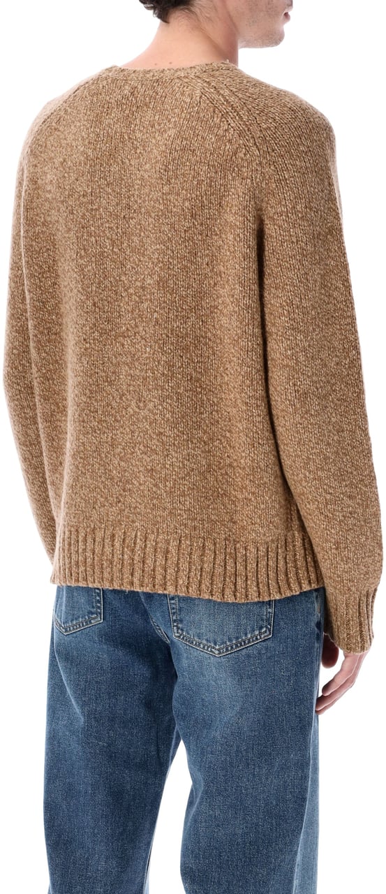 Ralph Lauren Crewneck Donegal Marrone Bruin