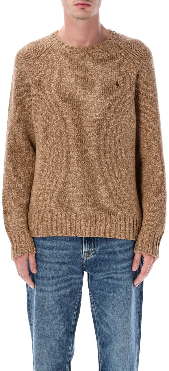 Ralph Lauren Crewneck Donegal Marrone Bruin