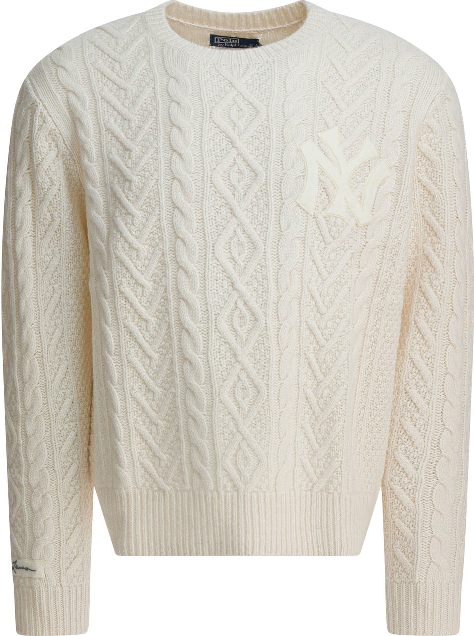 Ralph Lauren "New York Yankees™" wool and alpaca crewneck sweater Wit