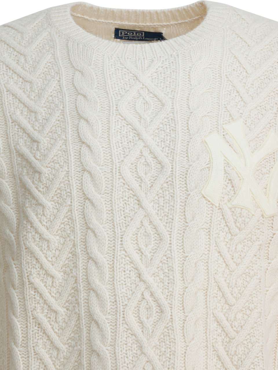 Ralph Lauren "New York Yankees™" wool and alpaca crewneck sweater Wit