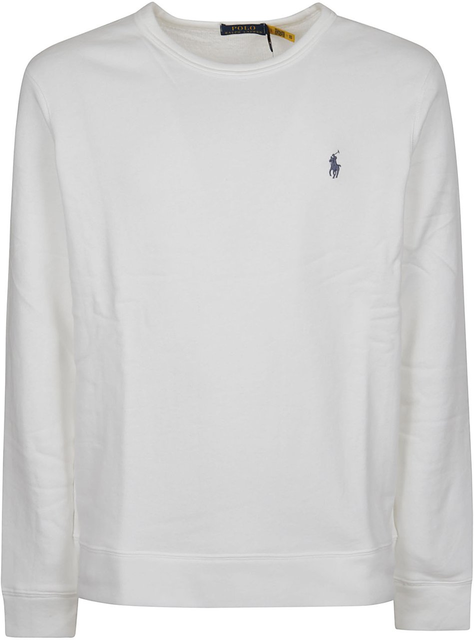 Ralph Lauren Logo Sweatshirt White Wit
