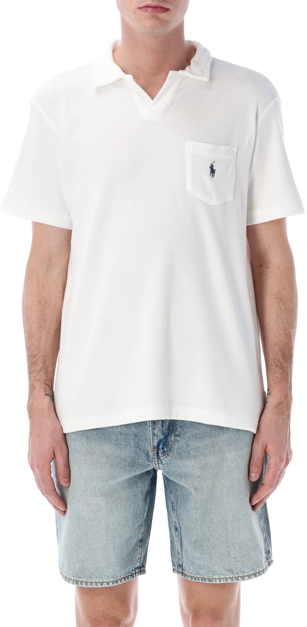 Ralph Lauren Custom Fit Polo Bianco Wit