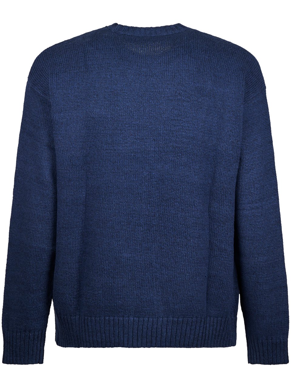 Ralph Lauren Knitted Pullover Sweater with Contrasting Script Detail Zwart