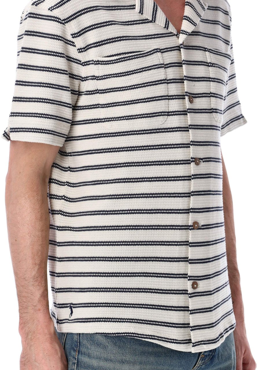 Ralph Lauren Stripes S/S Shirt Bianco Wit