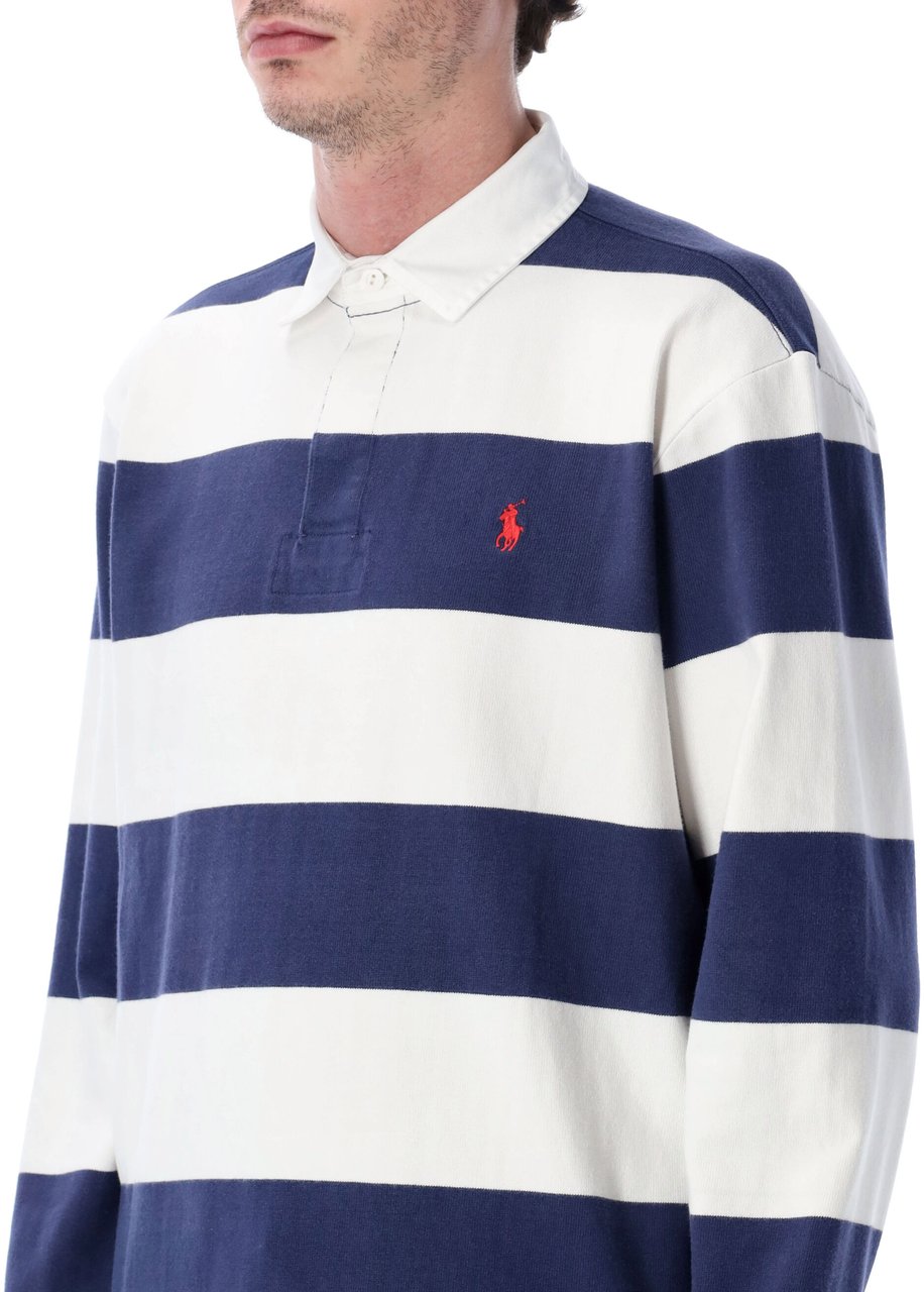 Ralph Lauren Rugby L/S Polo Bianco Wit