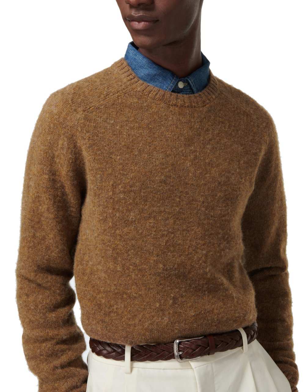 Ralph Lauren Aviator Wool Sweater Bruin