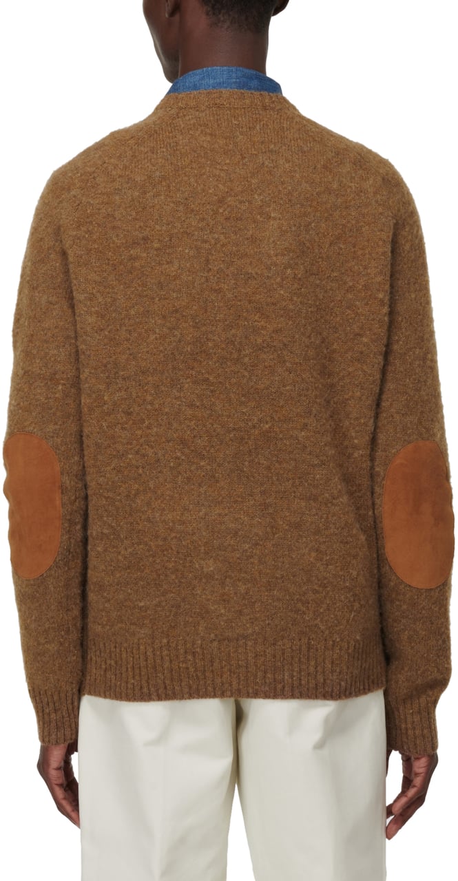 Ralph Lauren Aviator Wool Sweater Bruin