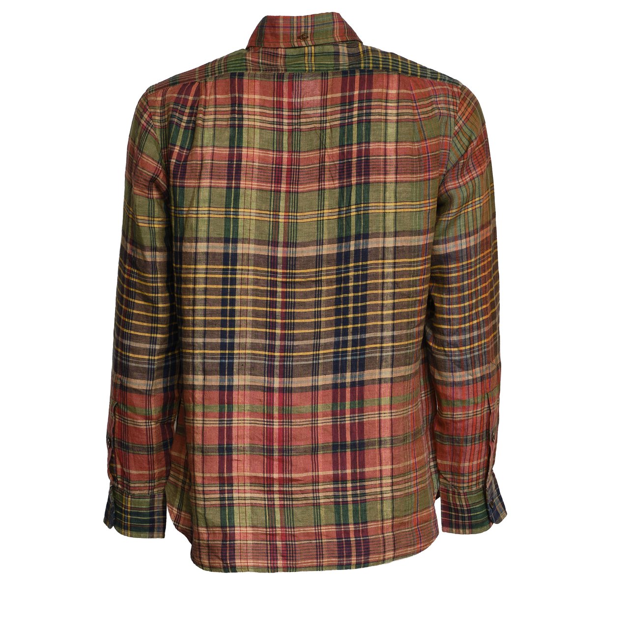 Ralph Lauren Galles Slub Linen Classic Fit Shirt Bruin