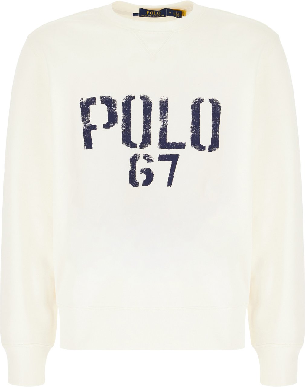 Ralph Lauren Polo Ralph Lauren Ivory cotton blend sweatshirt Neutraal
