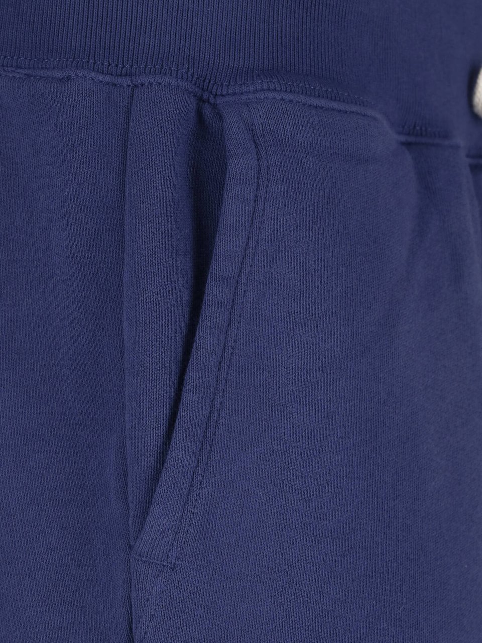 Ralph Lauren Blue Drawstring Embroidered Logo Shorts Blauw