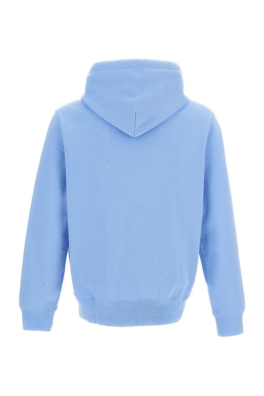 Ralph Lauren Light Blue Printed Hoodie Blauw