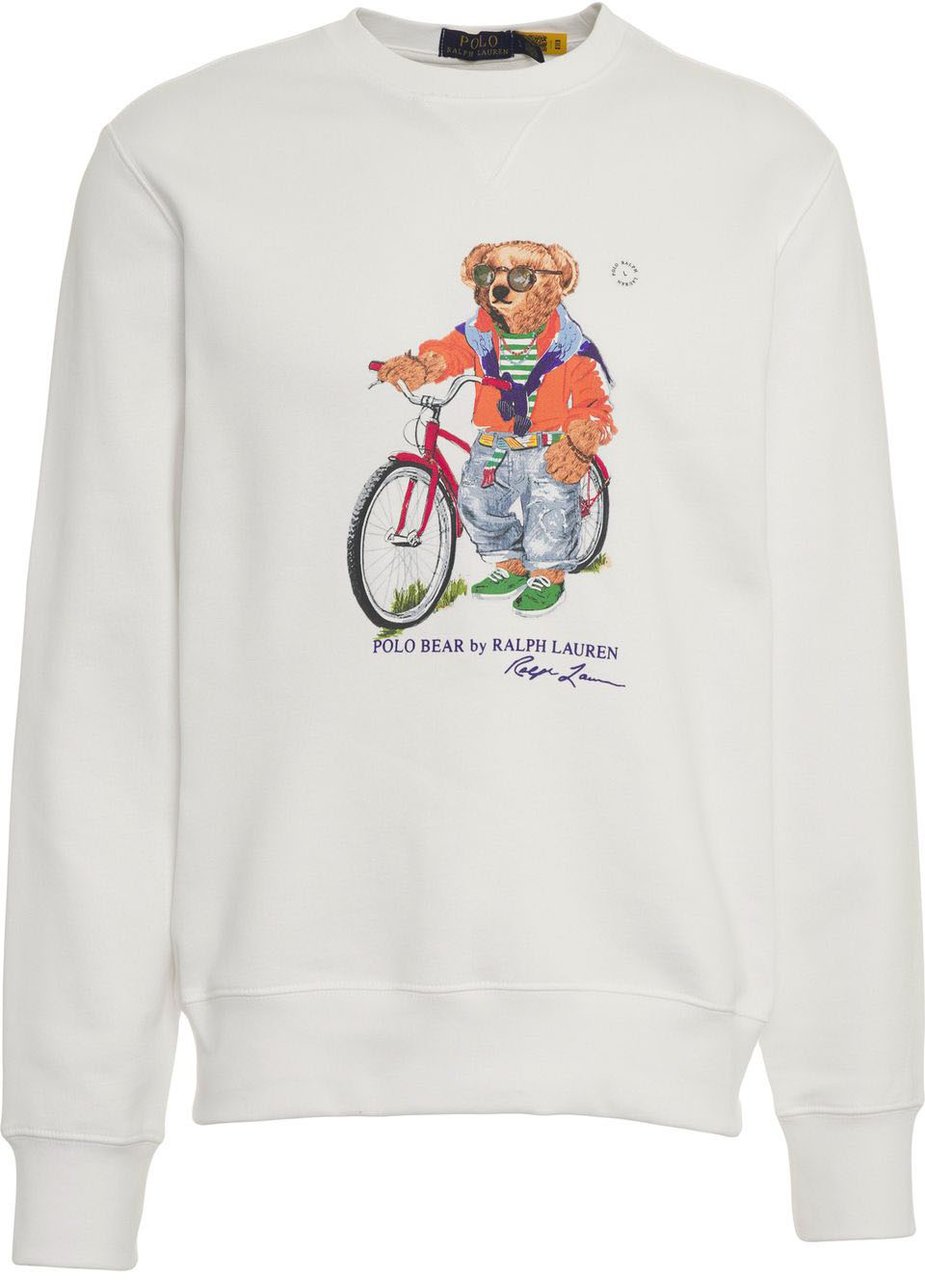 Ralph Lauren Sweatshirt with logo Wit