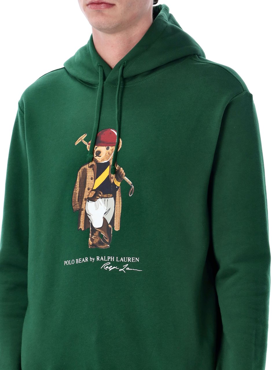 Ralph Lauren Bear Crewneck Dk Green Groen