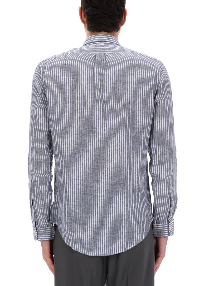 Ralph Lauren Logo Linen Shirt Wit