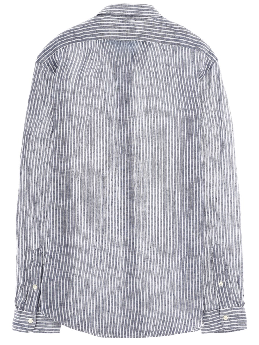 Ralph Lauren Logo Linen Shirt Wit
