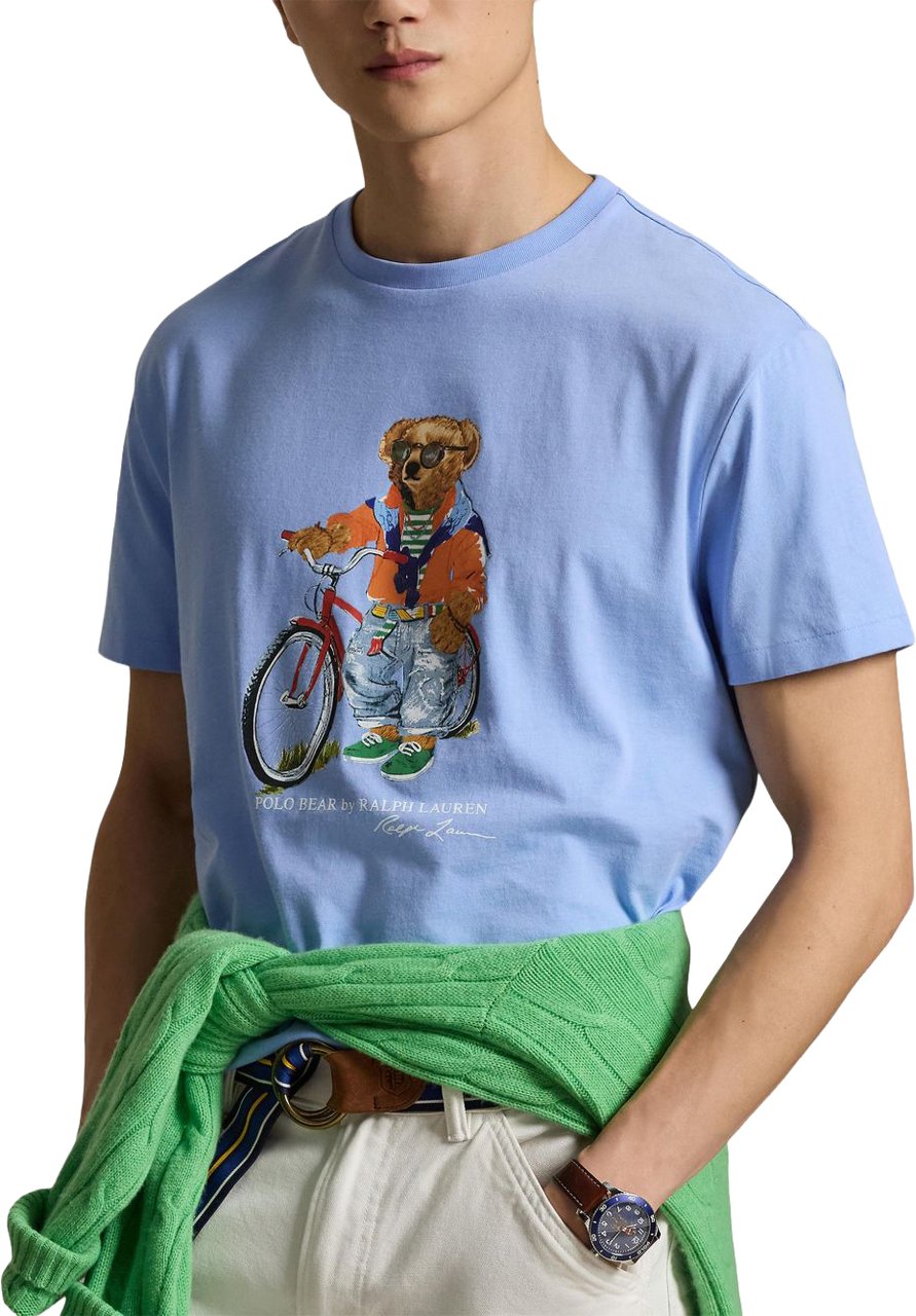 Ralph Lauren T-Shirts And Polos Clear Blue Blauw