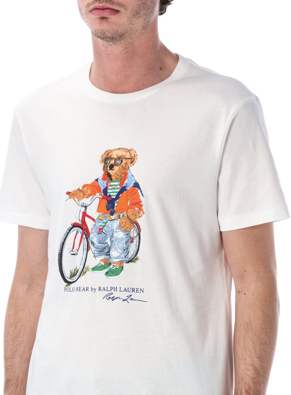 Ralph Lauren Bear S/S Tee Bianco Wit