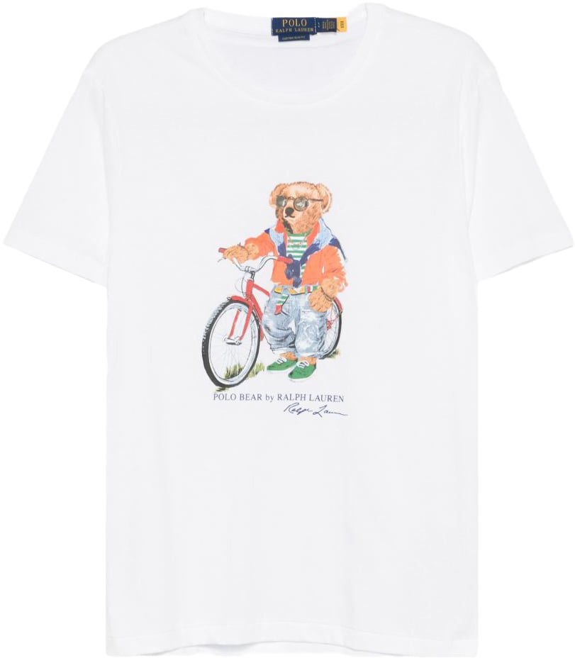 Ralph Lauren T-Shirts And Polos White Summer Bear Wit