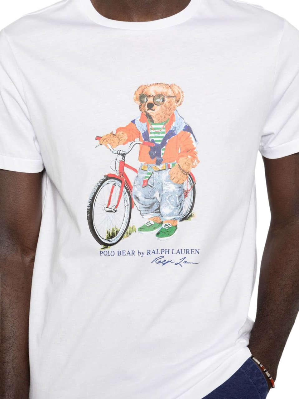 Ralph Lauren T-Shirts And Polos White Summer Bear Wit