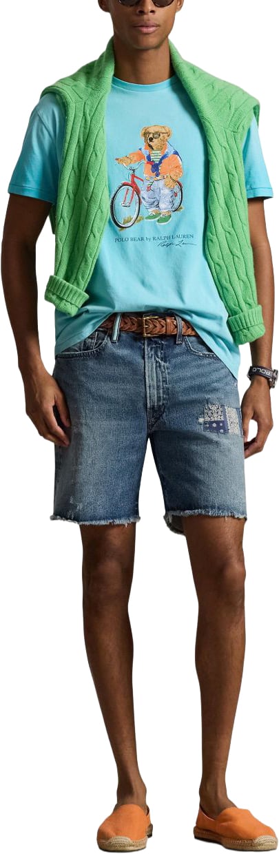 Ralph Lauren T-Shirts And Polos Light Blue Cyaan