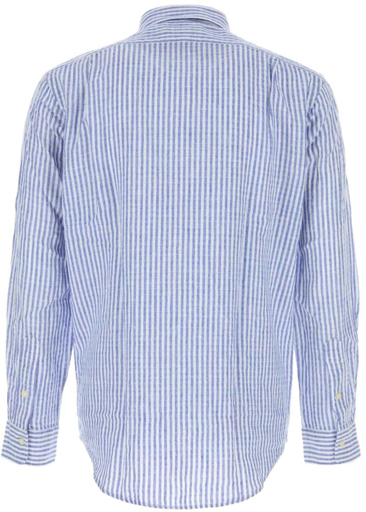 Ralph Lauren Shirts Pink Lichtblauw