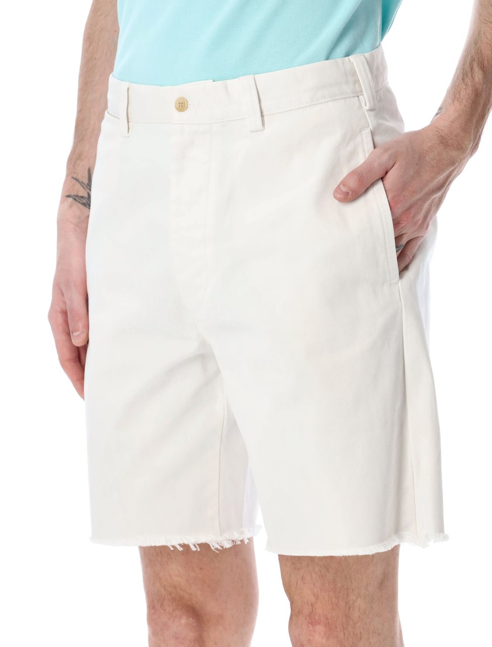 Ralph Lauren Chino Short Bianco Wit
