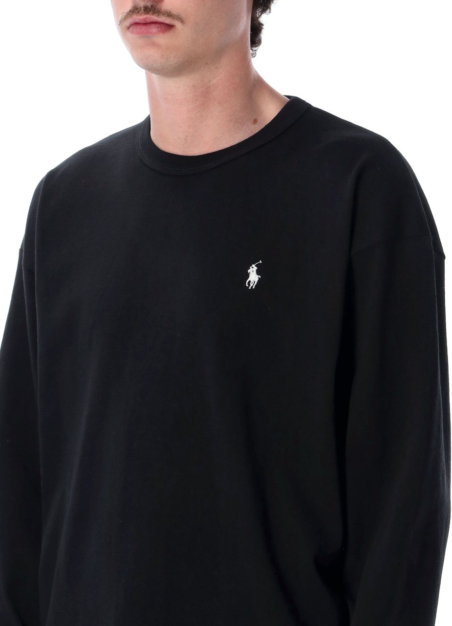 Ralph Lauren Heavyweight L/S Tee Nero Zwart