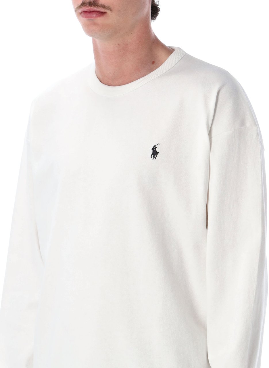 Ralph Lauren Heavyweight L/S Tee Bianco Wit