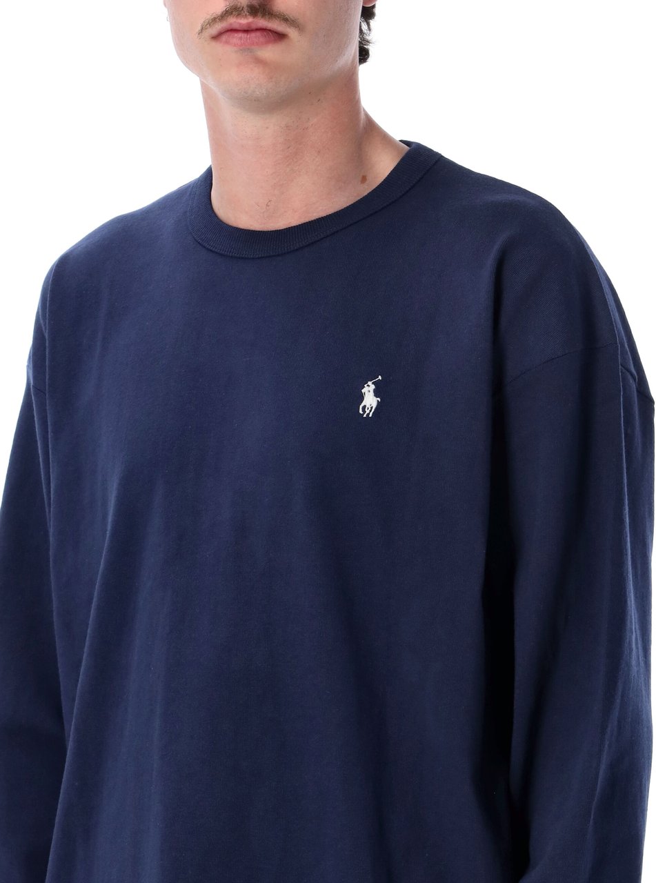 Ralph Lauren Heavyweight L/S Tee Blu Navy