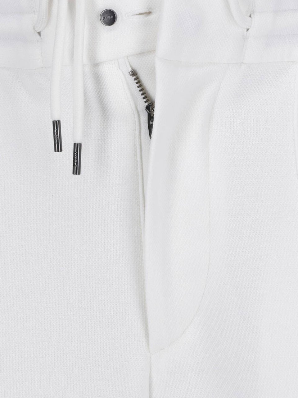 Ralph Lauren White Recycled Wide-Leg Track Trousers Wit