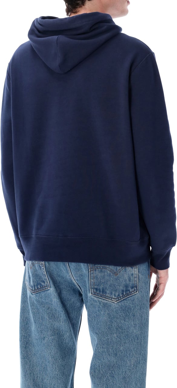 Ralph Lauren Hoodie Bear Blu Navy