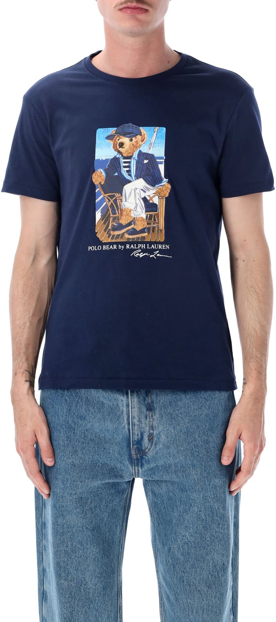Ralph Lauren Bear Tee Newport Navy Navy