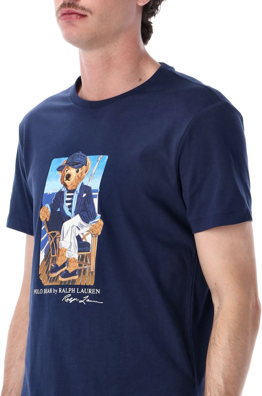 Ralph Lauren Bear Tee Newport Navy Navy