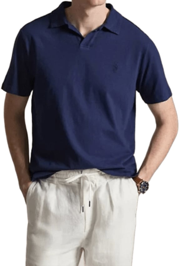 Ralph Lauren Polo T-shirt E Polo Newport Navy Blauw