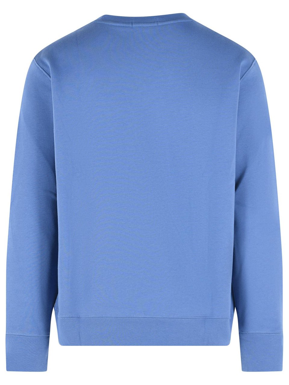 Ralph Lauren Cotton Blend Sweatshirt With Bear Graphic Print Blauw