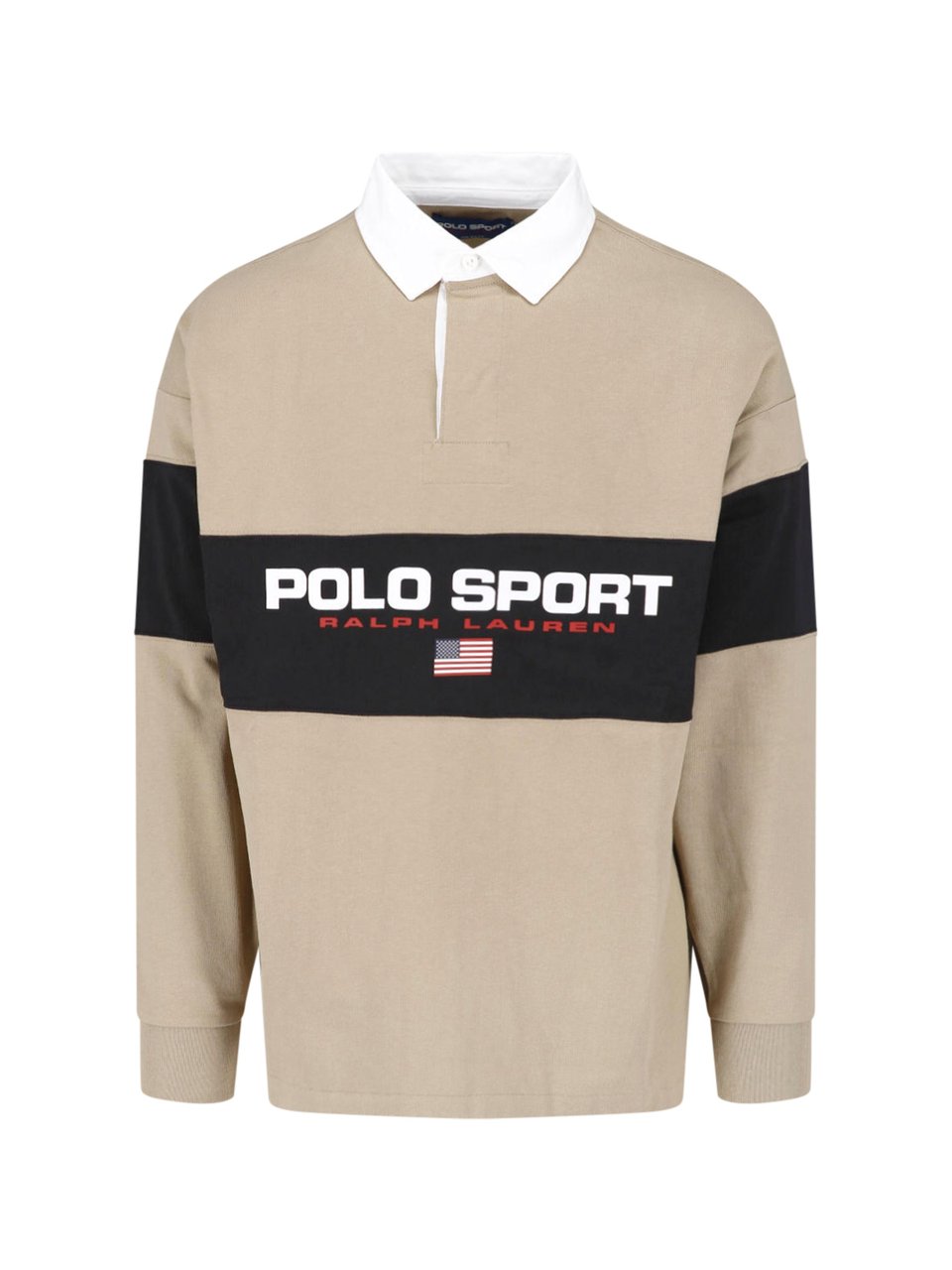Ralph Lauren Multicolor Logo Cotton Polo Shirt Neutraal